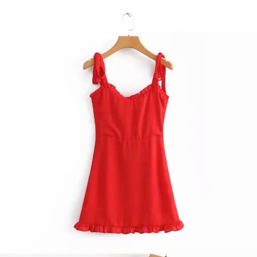 ❣FINAL SALE❣Sweetheart ruffle mini dress